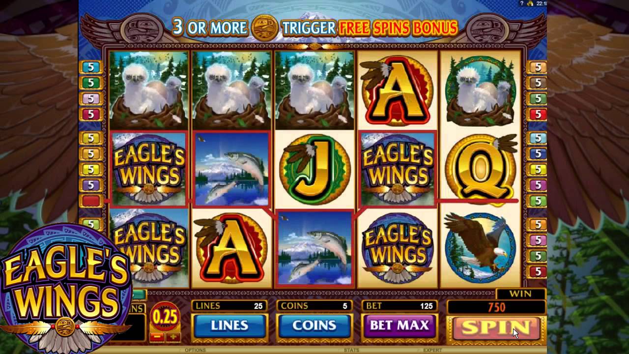 Играть в автоматы демо «Eagle’s Wings» на портале казино Вулкан